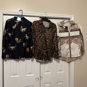 Three blouse bundles great to jazz up your work wardrobe.